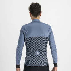 Sportful Checkmate Thermal Jersey - Blue Sea Black -Fahrradzubehör Geschäft 02 1121517 435