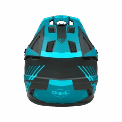 Oneal BACKFLIP Helmet STRIKE V.23 Black/teal -Fahrradzubehör Geschäft 0500 75 back