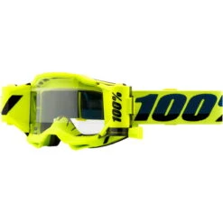 100% Accuri 2 Forecast Goggle - Clear Lens - Fluo Yellow