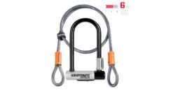 Kryptonite KryptoLok Min-7 + KFlex 120cm - Grau/Schwarz