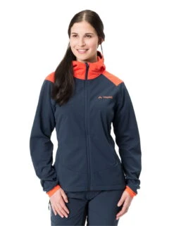 VAUDE Qimsa Softshelljacke Damen - Dark Sea Uni -Fahrradzubehör Geschäft 41699 160 d