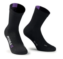 Assos DYORA RS Socken - Black Violett