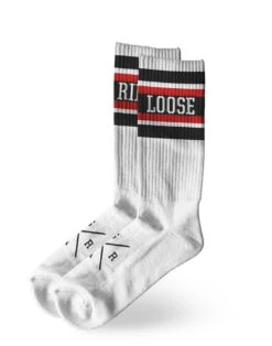 LOOSE RIDERS Technical Socks - Red White