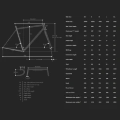 Bombtrack Arise Geared - Glossy Dark Cherry -Fahrradzubehör Geschäft Bombtrack Arise Rahmengr ssentabelleLSKfSHj0U11jC