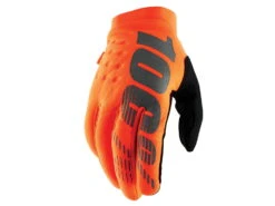 100% Brisker Thermo-Handschuhe - Orange/black