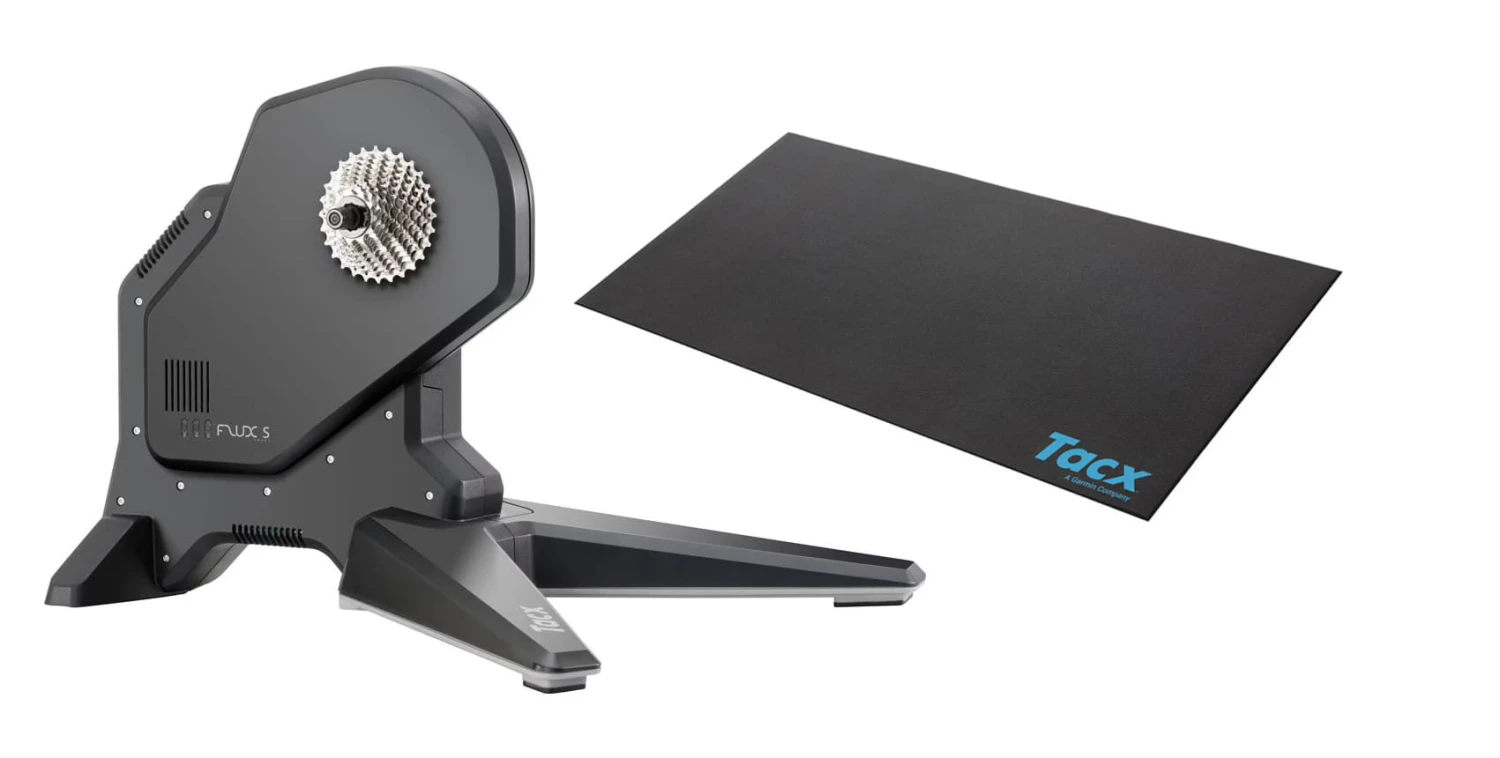 TACX FLUX S Smart-Trainer Heimtrainer + Trainingsmatte Für Rollentrainer 3 TACX FLUX S Smart-Trainer Heimtrainer + Trainingsmatte Für Rollentrainer