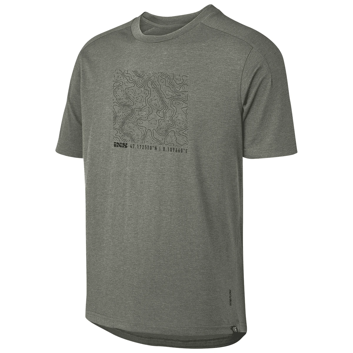 IXS Flow Tech Tee Contour Graphite 3 IXS Flow Tech Tee Contour Graphite