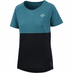 IXS Flow Women Tech Tee Mountain Everglade-schwarz