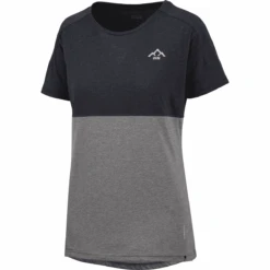 IXS Flow Women Tech Tee Mountain Schwarz-graphit