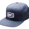 100% Icon AJ Fit Snapback Hat - Heather Charcoal -Fahrradzubehör Geschäft IconAJFitSnapbackHat HeatherCharcoal 1