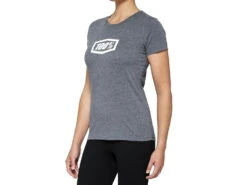 100% Icon Womens T-Shirt - Heather Grey
