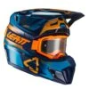 LEATT Helm Inkl. Brille 7.5 V21.1 Blau-gelb