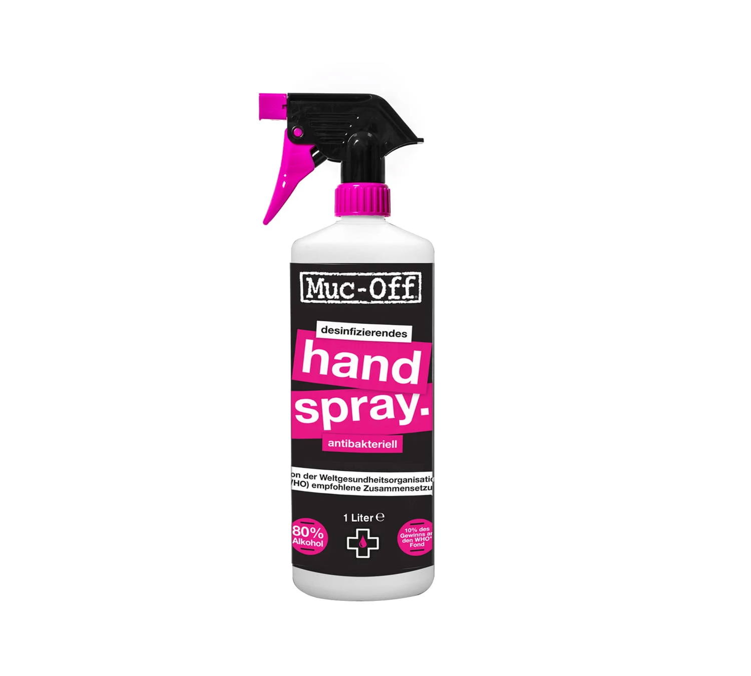 Muc-Off Antibakterielles Desinfektion Handspray 1000 Ml 3 Muc-Off Antibakterielles Desinfektion Handspray 1000 Ml