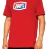100% Official T-Shirt - Red -Fahrradzubehör Geschäft OfficialT Shirt red 1