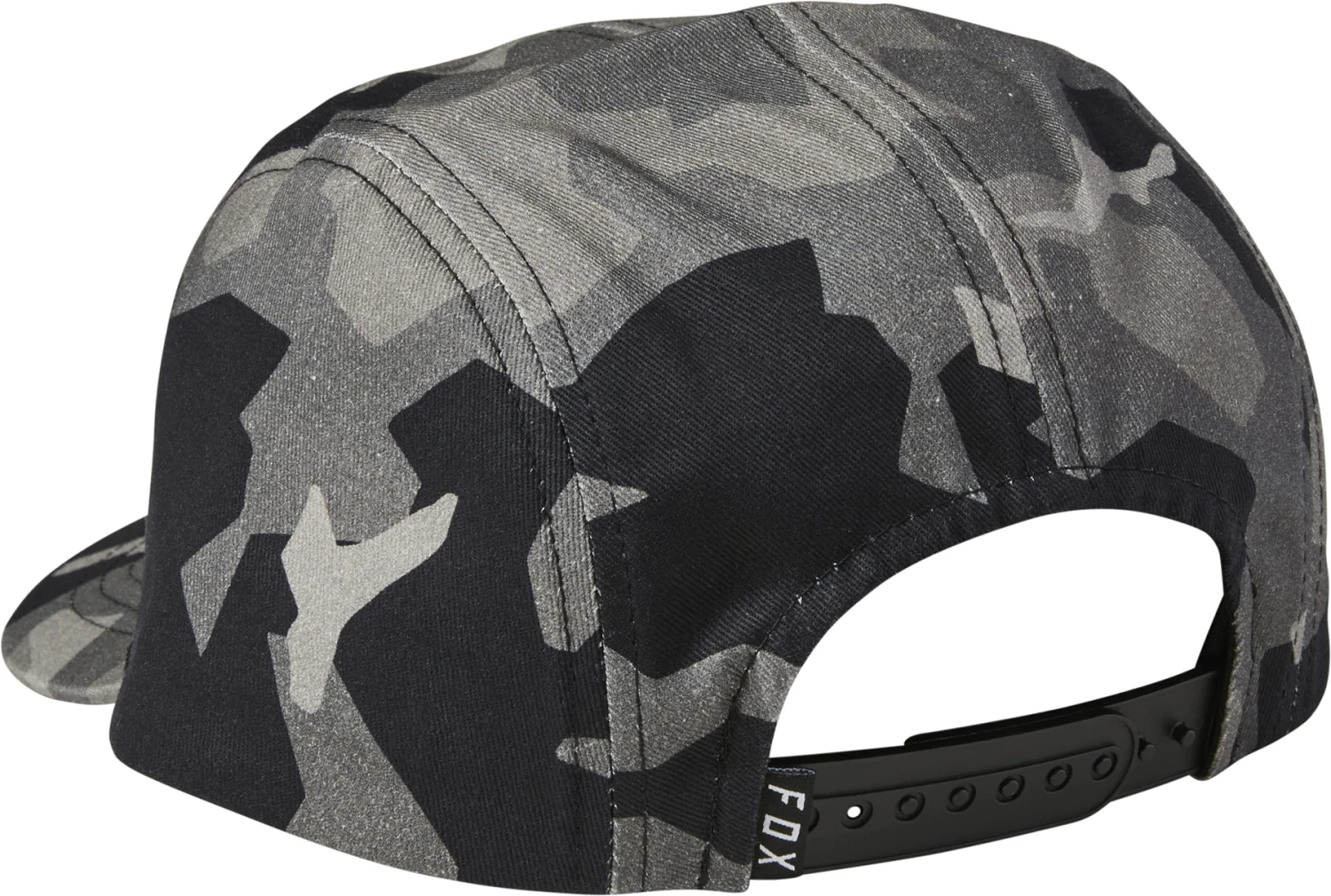 Fox Racing Regiment 5 Panel Hat Black Camo 4 Fox Racing Regiment 5 Panel Hat Black Camo – Bild 2