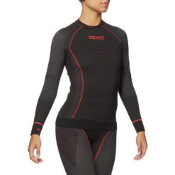 SIXS Funktionsshirt-langarm Blazefit TS2W Schwarz-rot -Fahrradzubehör Geschäft SIXSFunktionsshirt langarmBlazefitTS2Wschwarz rot 5