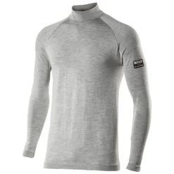 SIXS Langarm Funktions T-Shirt TS3 Merino - Grau