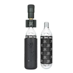 Peaty's Holeshot CO2 Tyre Inflator - Road & Gravel (16 G) - Black