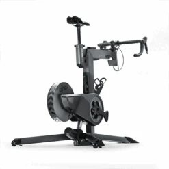 Wahoo Fitness KICKR Bike V2 Wifi -Fahrradzubehör Geschäft Wahoo KICKR BIKE v2 WFBIKE3 Rightside34RearLow PigtailUpdated PNG