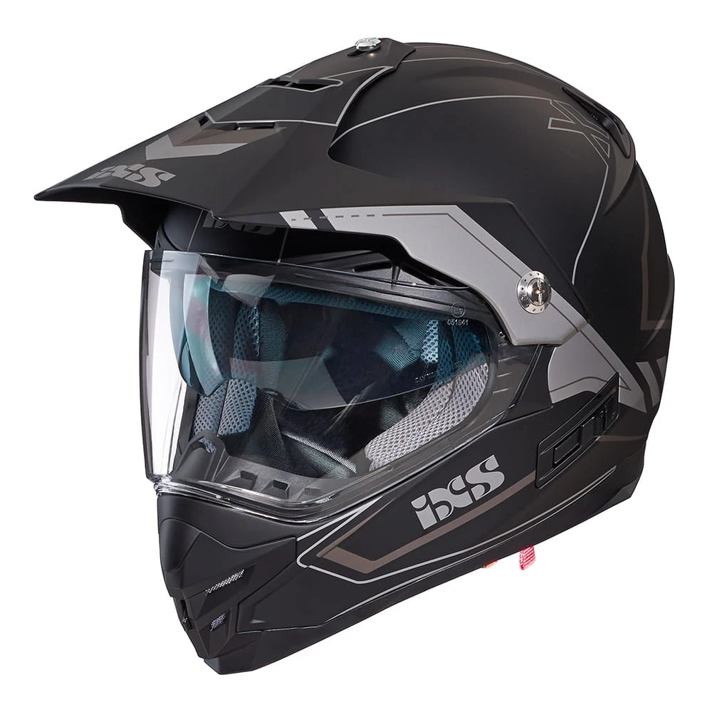 IXS 207 2.0 Motorradhelm Matte Black Grey 3 IXS 207 2.0 Motorradhelm Matte Black Grey