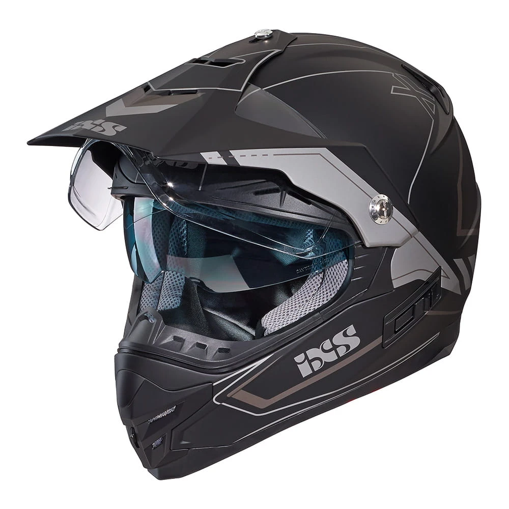 IXS 207 2.0 Motorradhelm Matte Black Grey 4 IXS 207 2.0 Motorradhelm Matte Black Grey – Bild 2