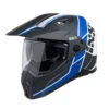 IXS 208 2.0 Motorradhelm - Matt Schwarz-blau -Fahrradzubehör Geschäft iXS2082 0Motorradhelm mattschwarz blau 1