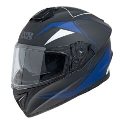 IXS 216 2.0 Motorradhelm - Matt Schwarz-blau