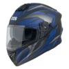 IXS 216 2.1 Motorradhelm - Matt Schwarz-blau -Fahrradzubehör Geschäft iXS2162 1Motorradhelm mattschwarz blau 1
