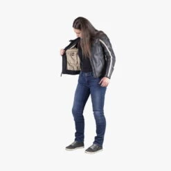 IXS Classic LD Damen Jacke Stripe Schwarz -Fahrradzubehör Geschäft iXSClassicLDDamenJackeStripeschwarz 3