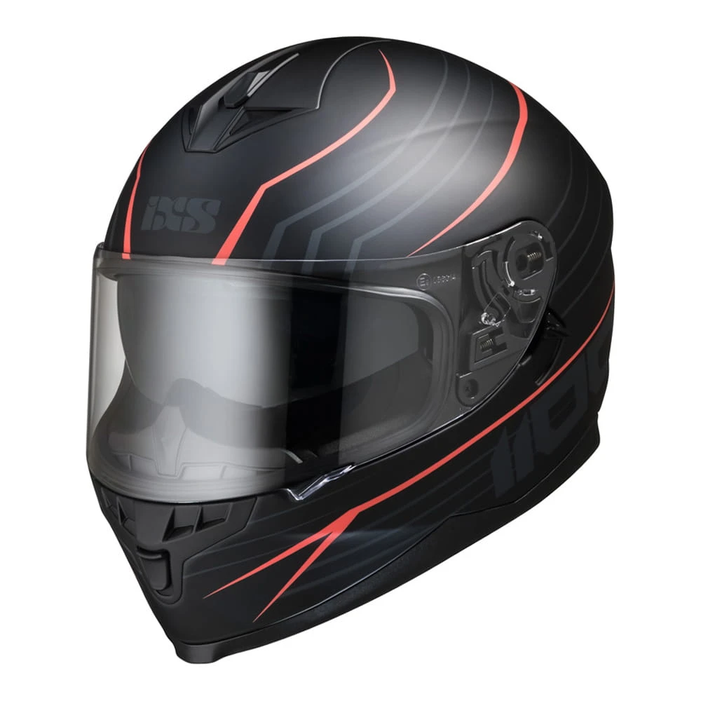 Integralhelm IXS1100 2.1 Schwarz-rot Matt 3 Integralhelm IXS1100 2.1 Schwarz-rot Matt