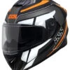 Integralhelm IXS216 2.2 - Grau-schwarz-orange Fluo -Fahrradzubehör Geschäft iXSIntegralhelmiXS2162 2 grau schwarz orangefluo 1
