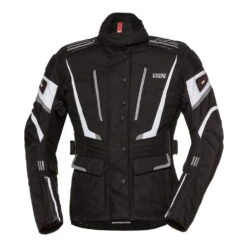 IXS Tour Damen Jacke Powells-ST - Schwarz-weiss