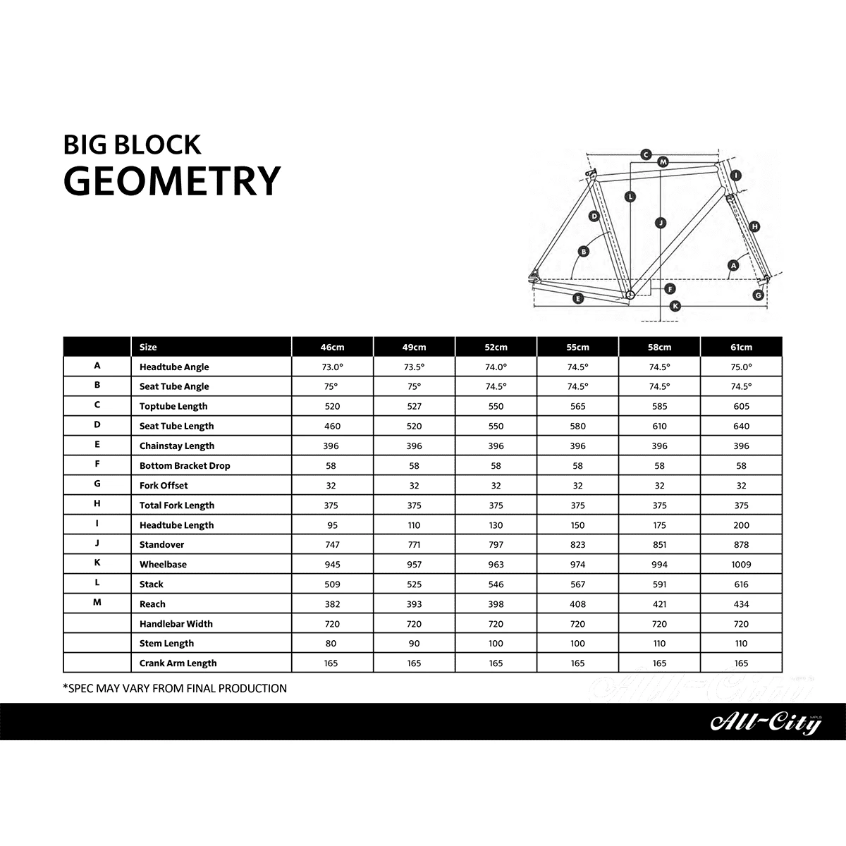 All-city Big Block Komplettrad - Black/Grey 16 All-city Big Block Komplettrad - Black/Grey – Bild 14